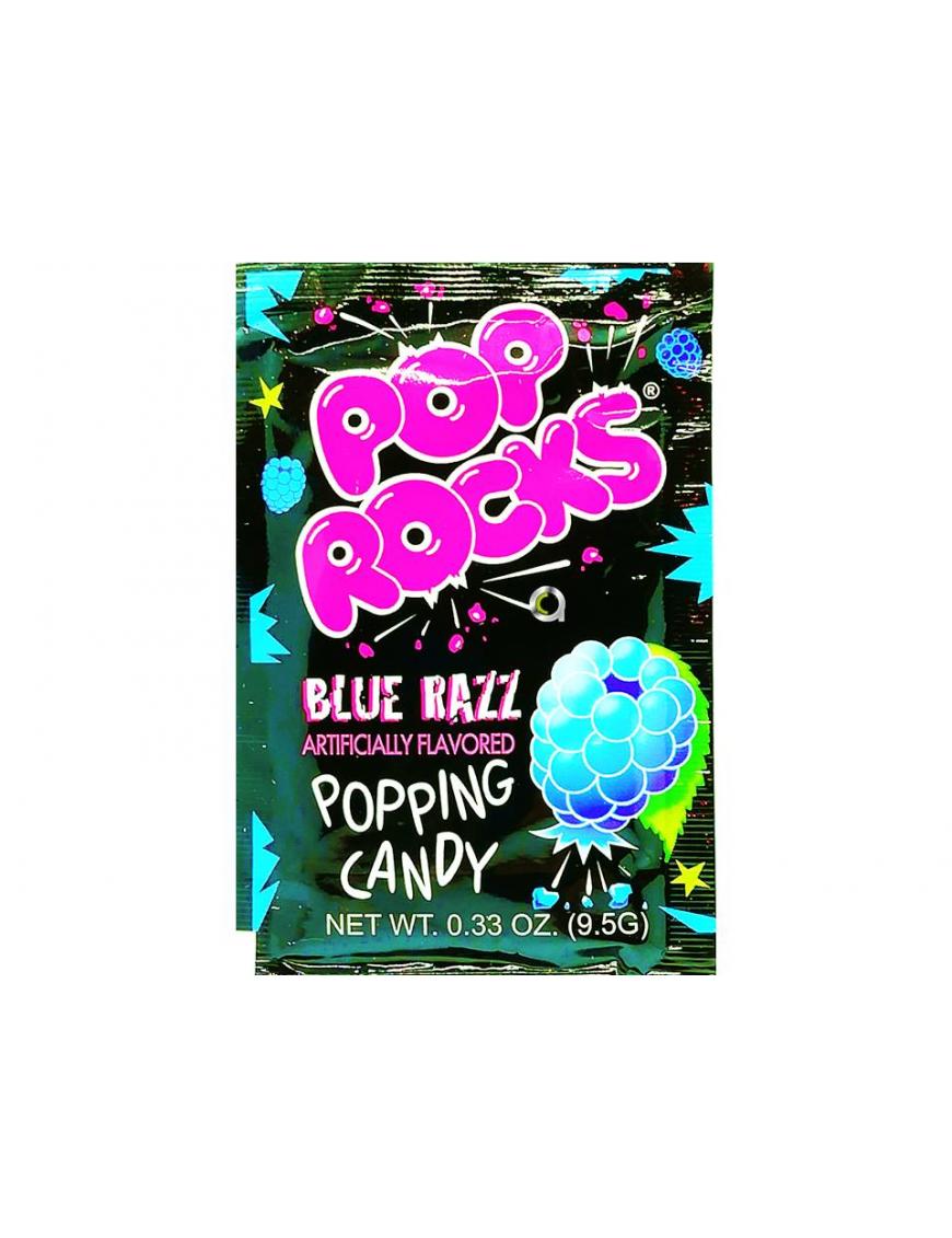 POP ROCKS BONBONS PÉTILLANTS À LA FRAMBOISE BLEUE