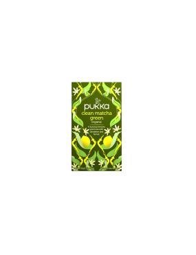 PUKKA ORGANIC CLEAN MATCHA GREEN TEABAGS