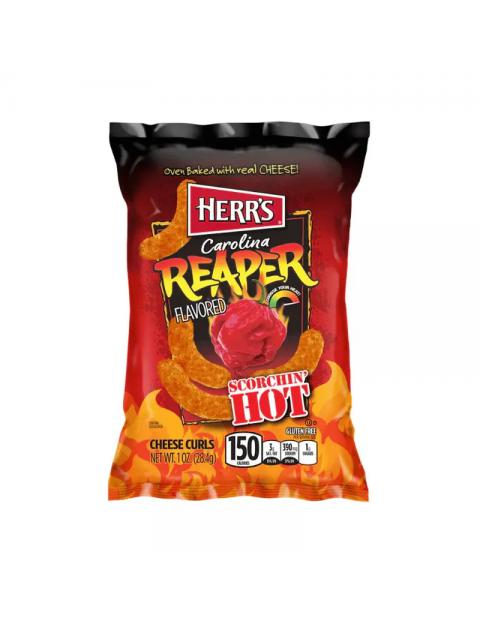 HERR'S CHIPS AU PIMENT CAROLINA REAPER FROMAGE