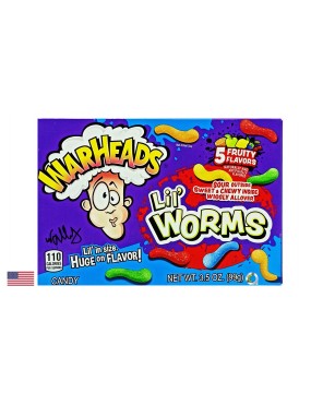 WARHEADS LIL WORMS THEATRE BOX