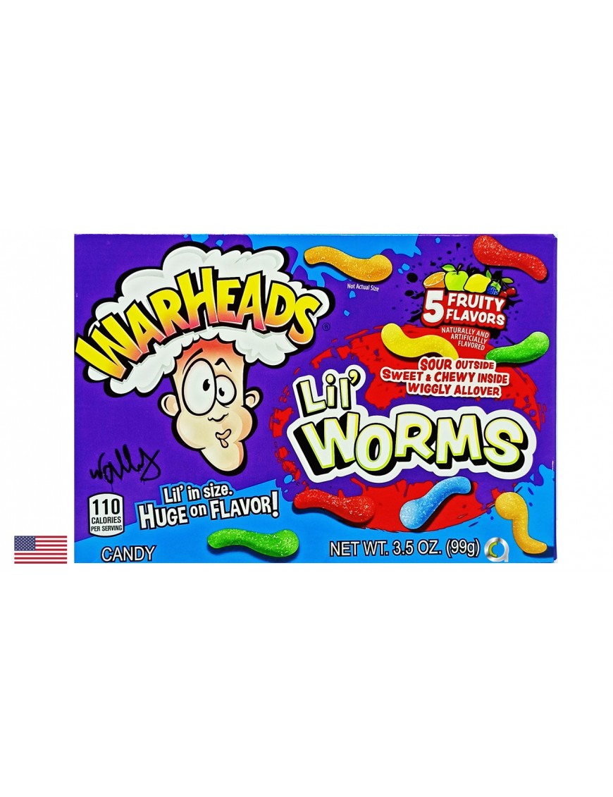 WARHEADS LIL WORMS THEATRE BOX