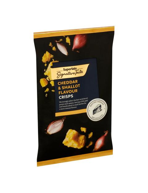 SIGNATURE CHEDDAR CHEDDAR & SHALLOT CRISPS