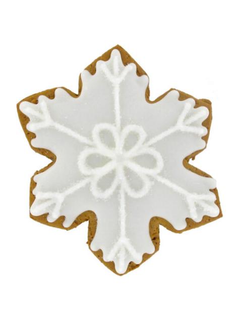 ORIGINAL BISCUIT BAKERS ICED GINGERBREAD SNOWFLAKE