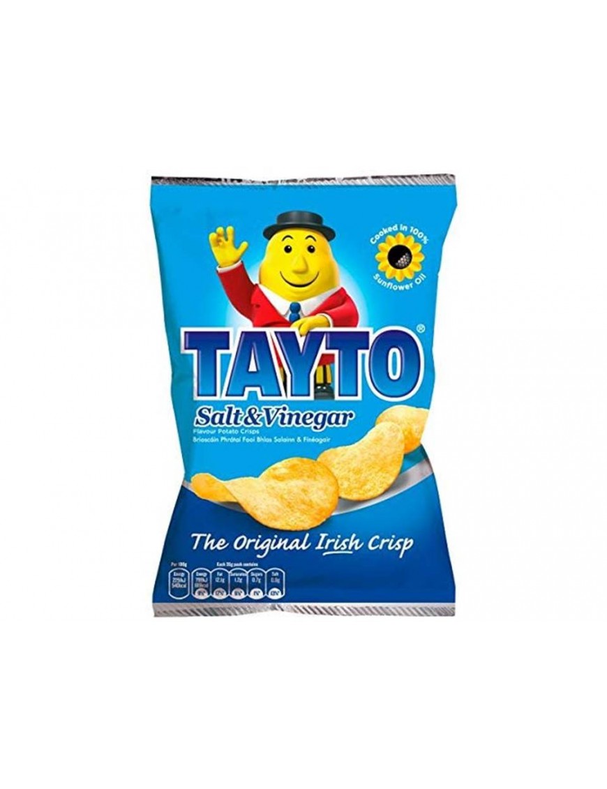 TAYTO SALT & VINEGAR SINGLES 37.5 G