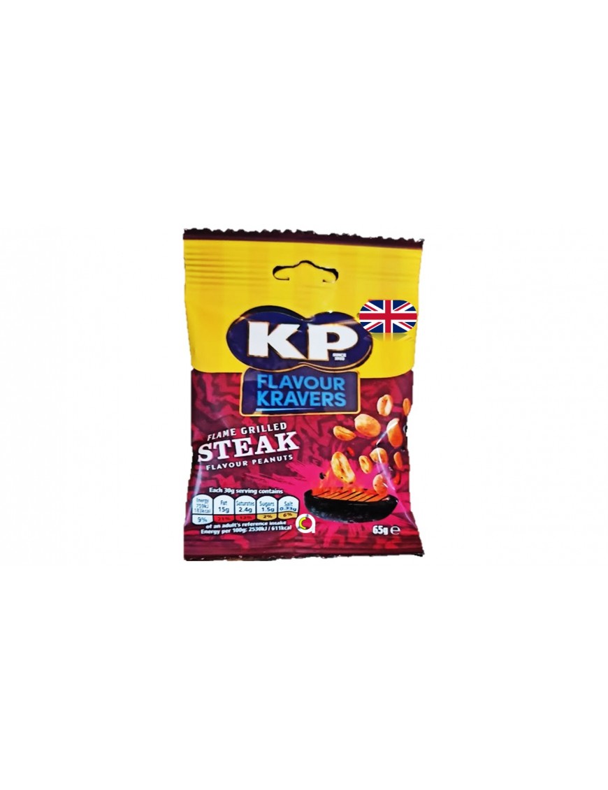 KP FLAM GRILLED STEAK FLAVOUR PEANUTS