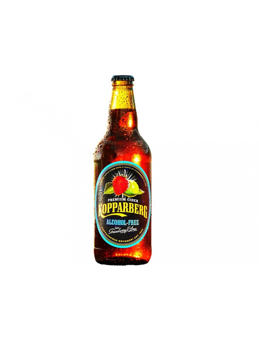 KOPPABERG CIDER STRAW & LIME 0% ALC.